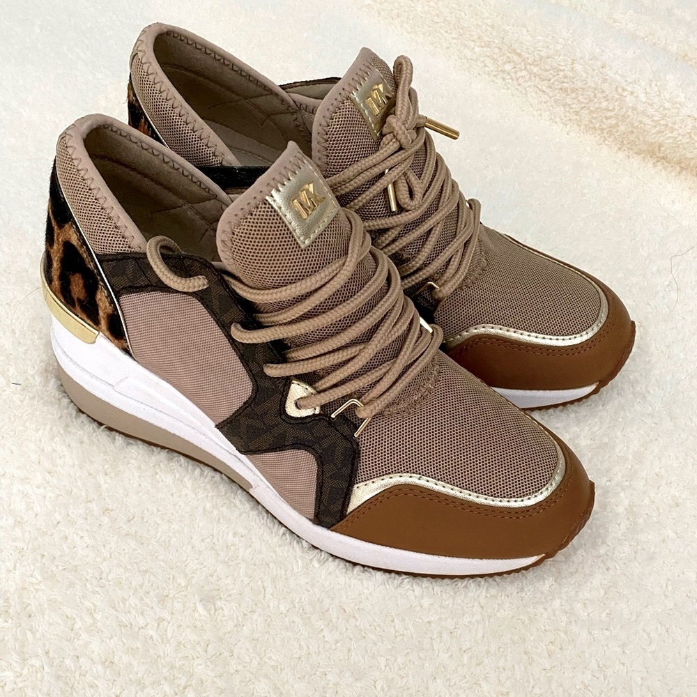 MICHAEL KORS leopard sneakers!!
